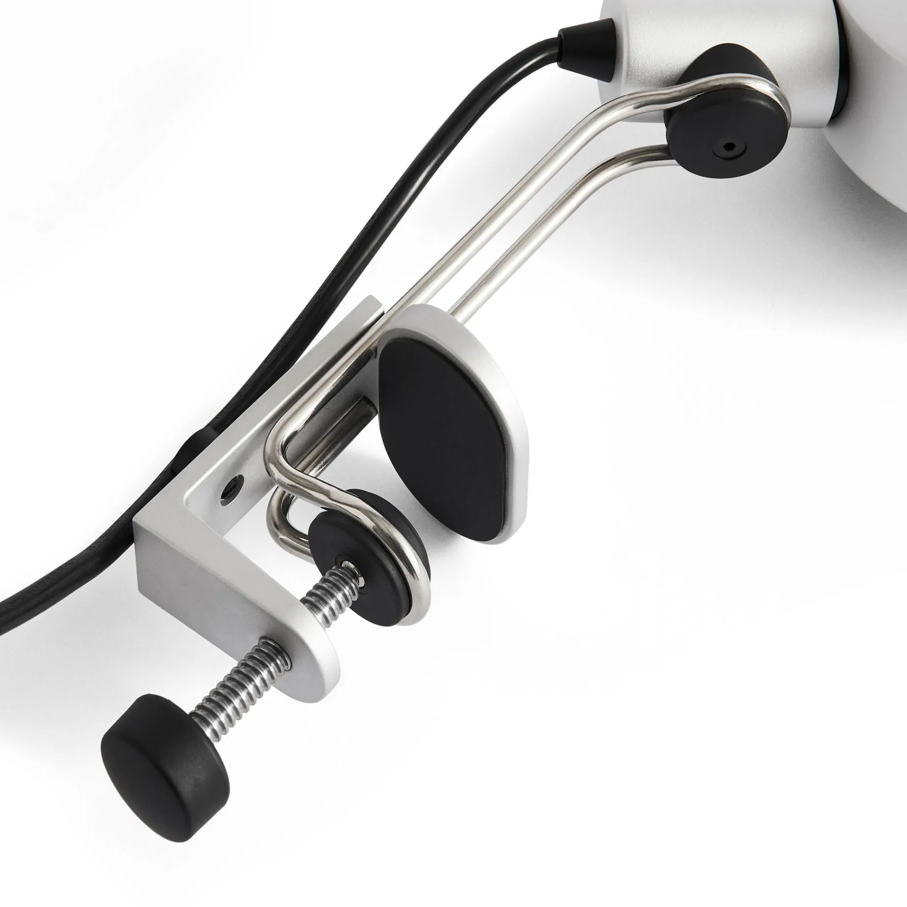 Cupola clip lamp | clear anodised aluminium