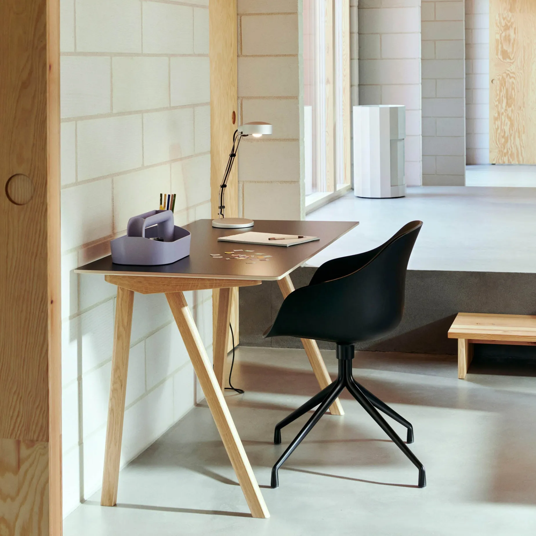 Cupola desk lamp | clear anodised aluminium
