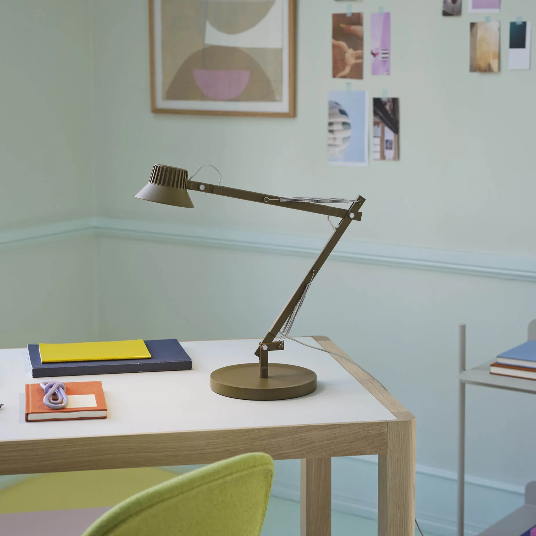 Dedicate wall lamp S1 | brown green