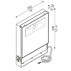 Delta 3 projetor IP66 | black