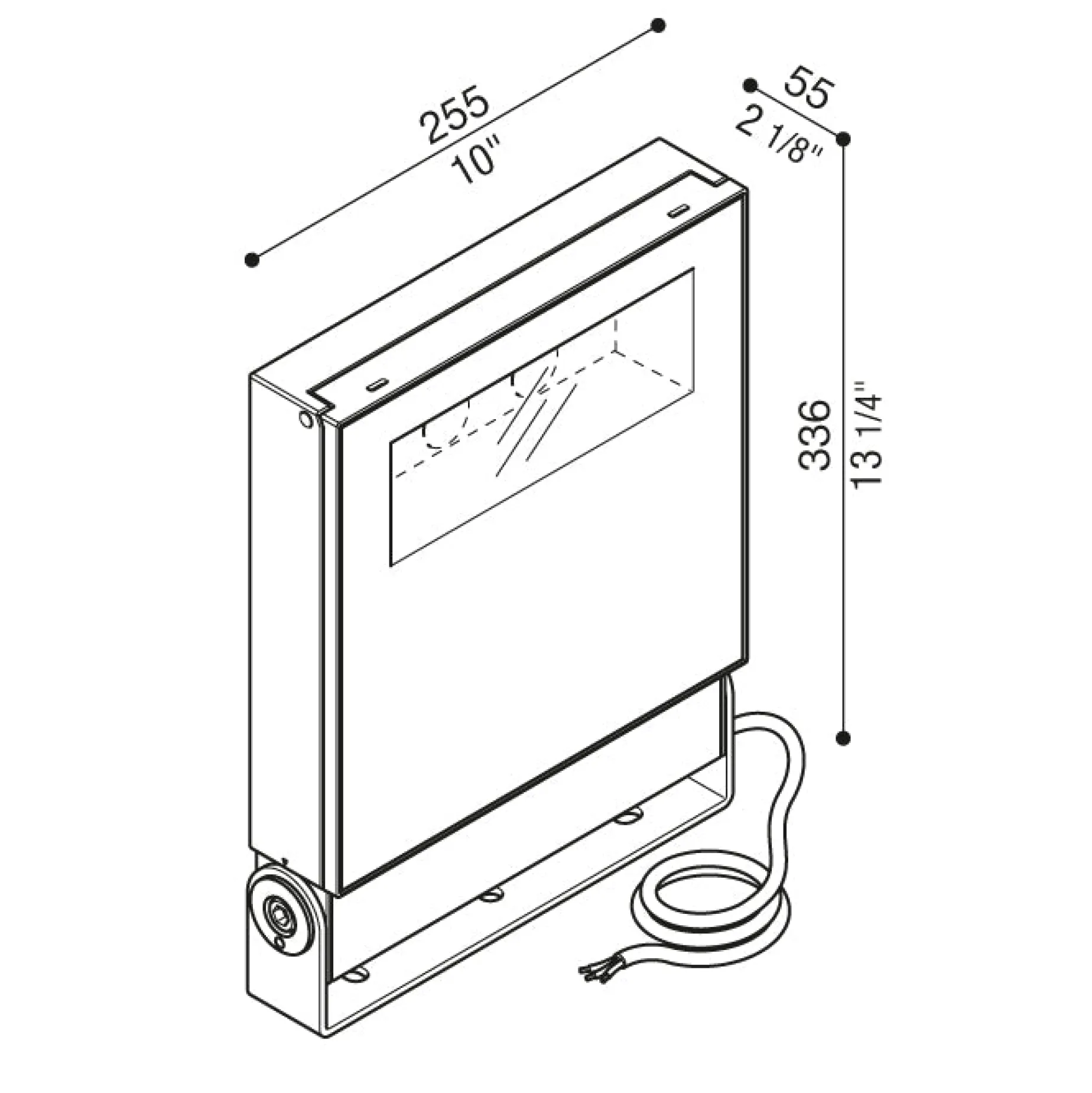 Delta 3 projetor IP66 | black