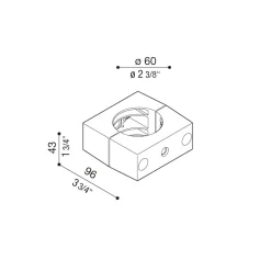 Delta 1 projetor IP66 | grey high tech
