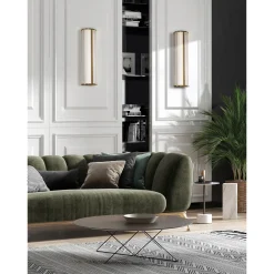Diva wall lamp IP44 | H30-60 antique gold