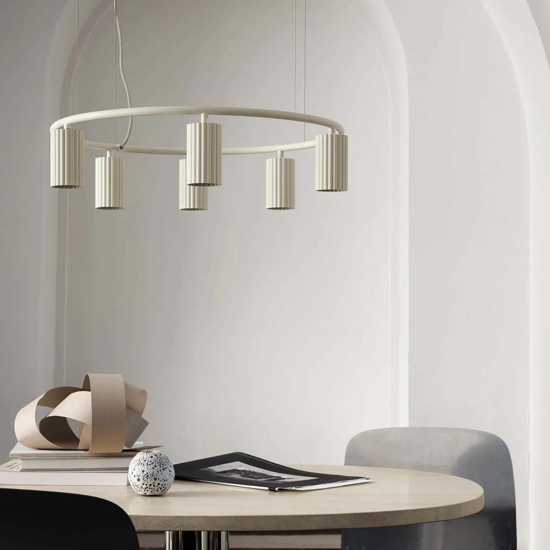 Donna circle ø60-ø100 pendant | linen