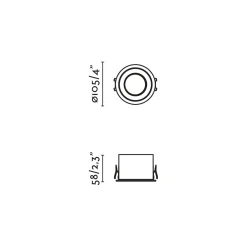 Dop recessed ø8-15 IP54 | white