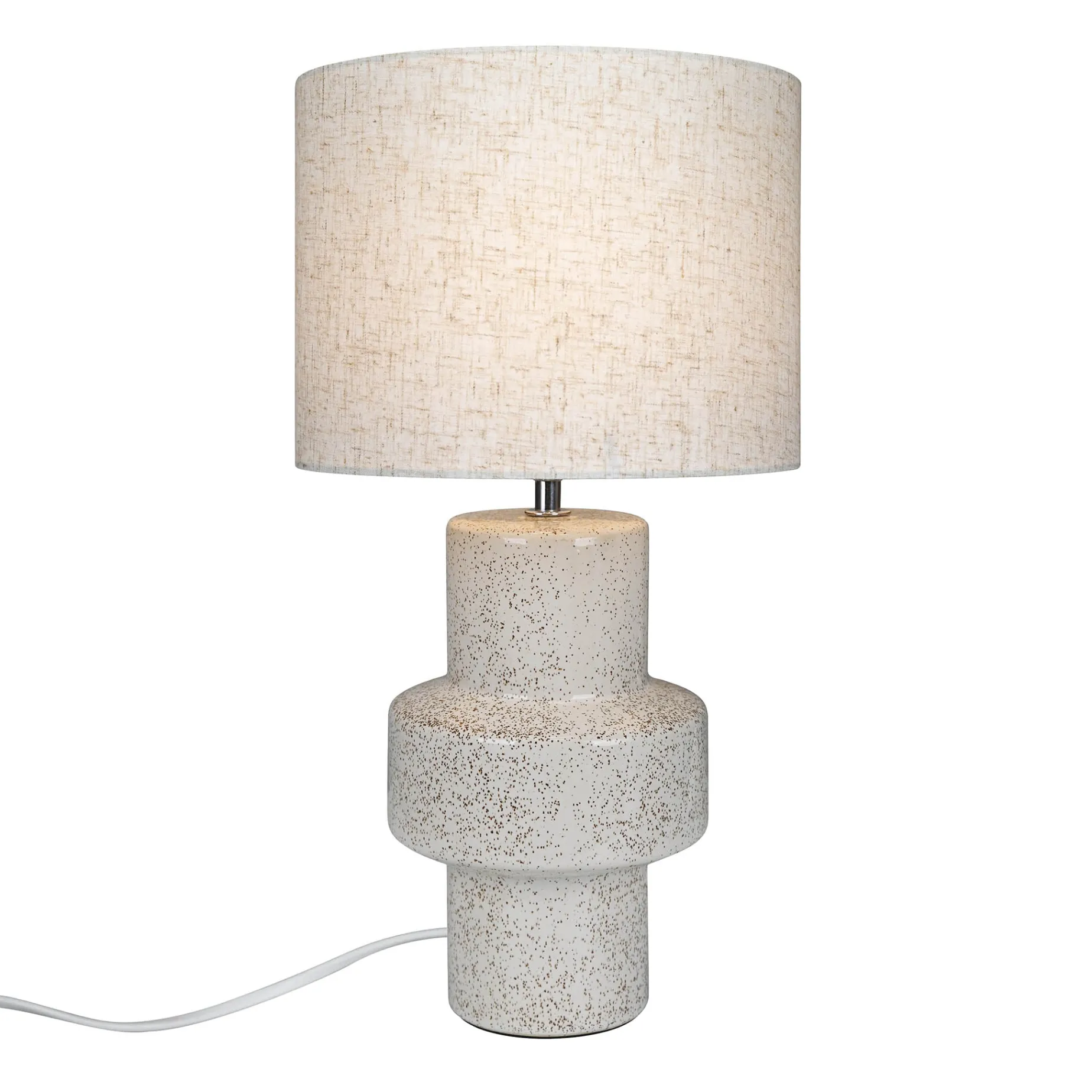 Dugan table lamp | ceramic and beige