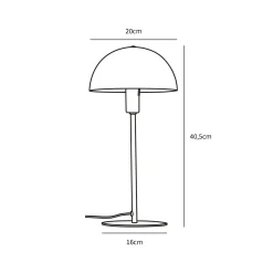 Ellen 20 table | light brown