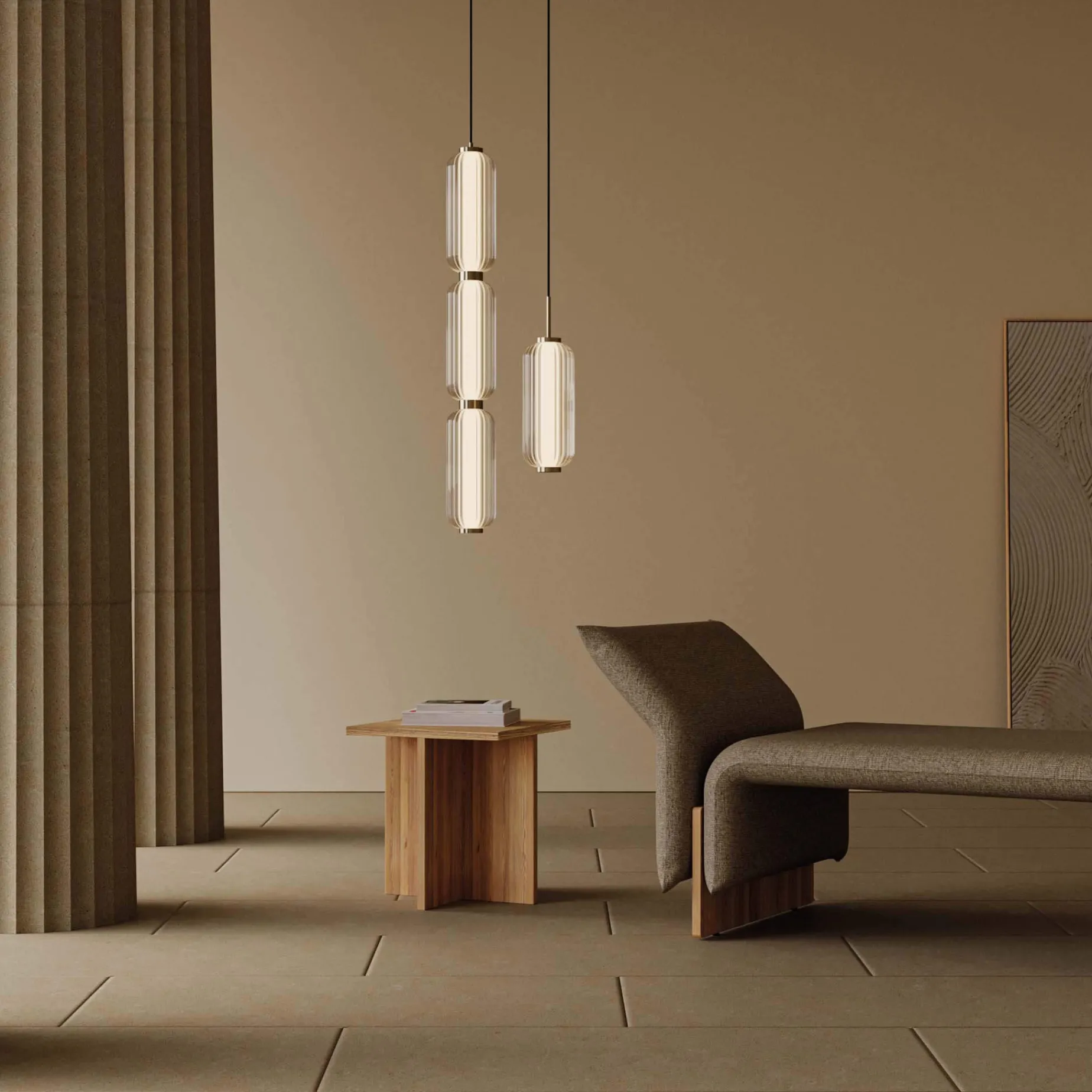 Elma 3 pendant | matt black