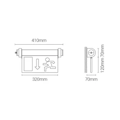 EME TUB LED IP65 | Saliente
