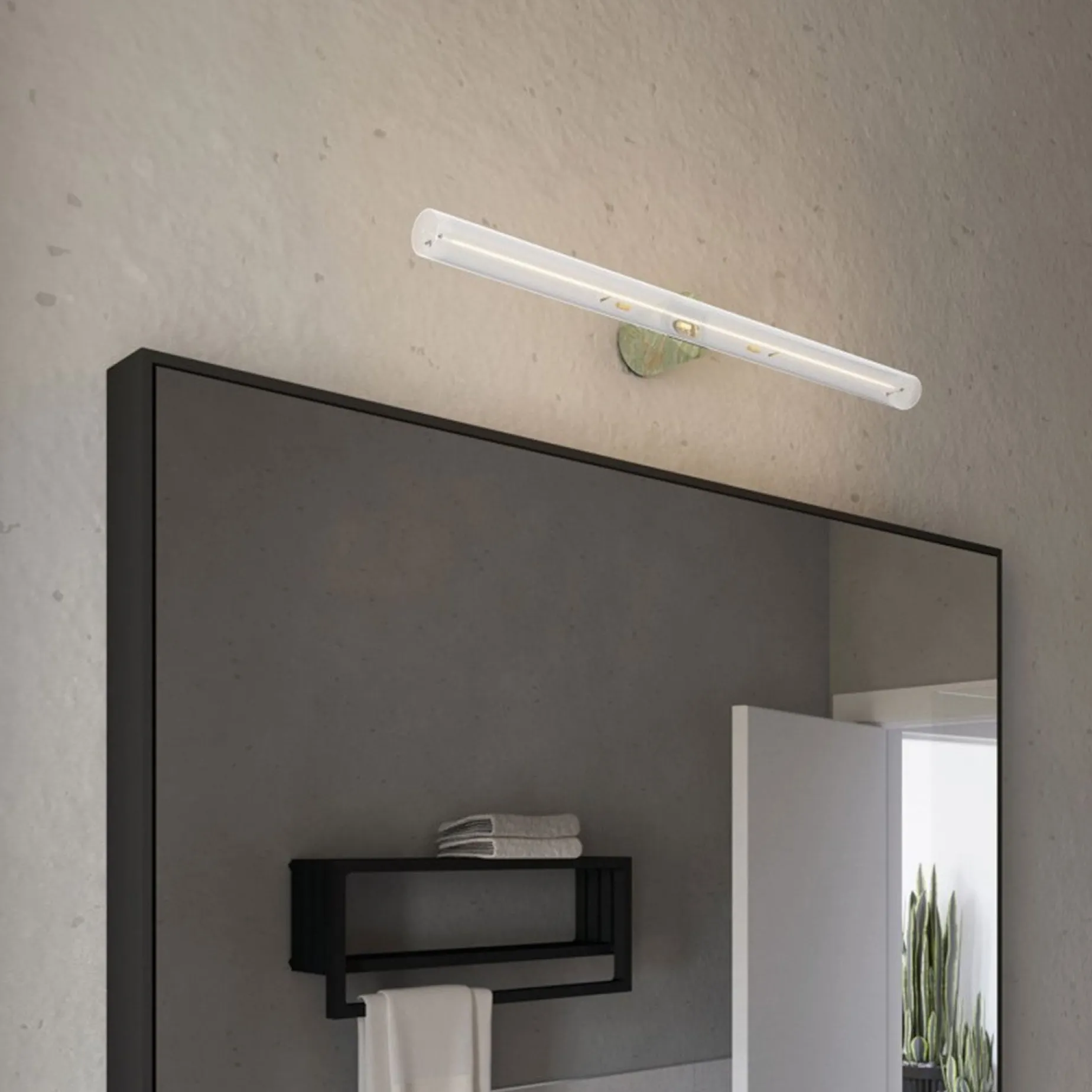 Esse tube lamp 50 | white marble