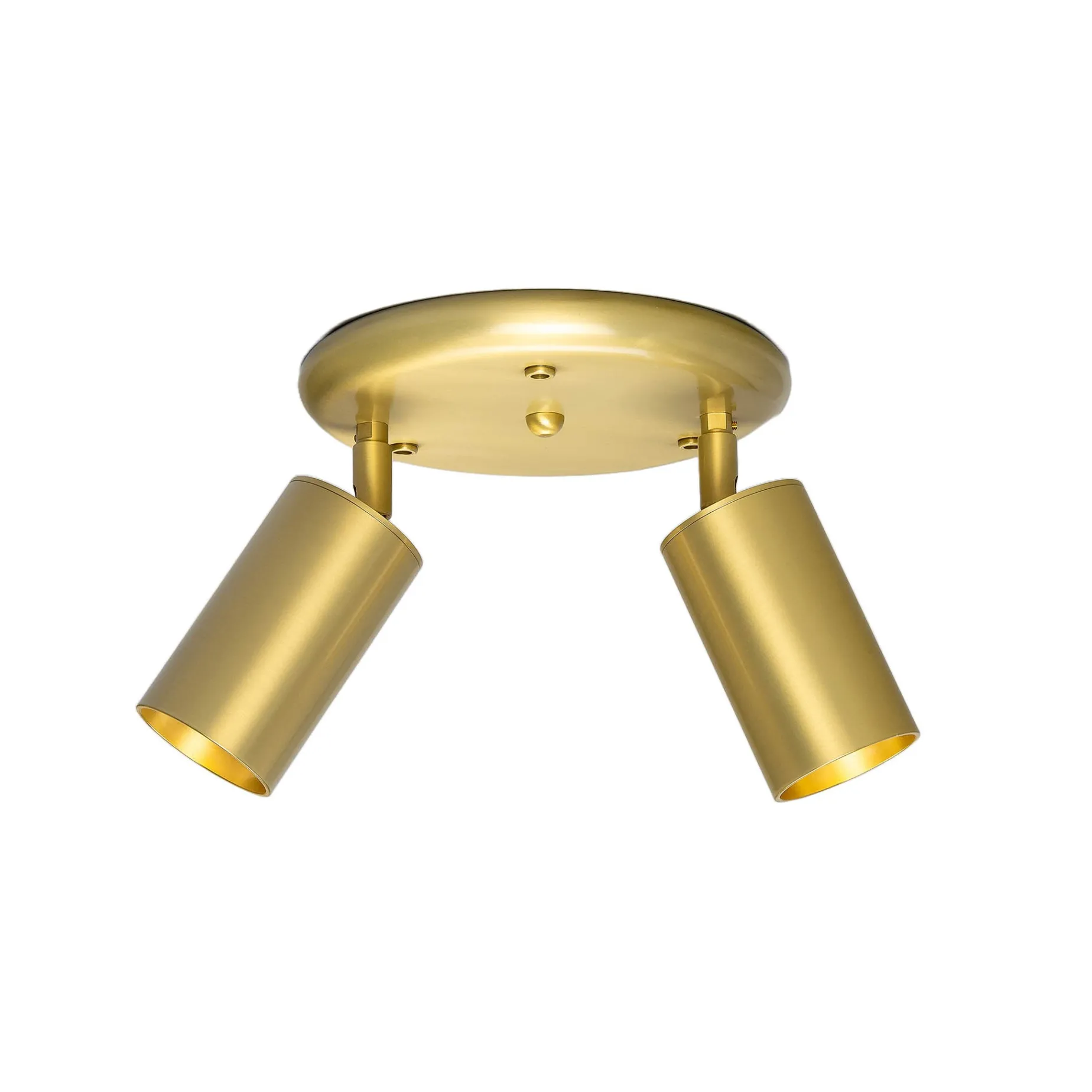 Evanston brass 2-spotlight | satin brass