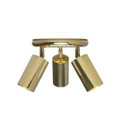 Evanston brass 3-spotlight | polished brass