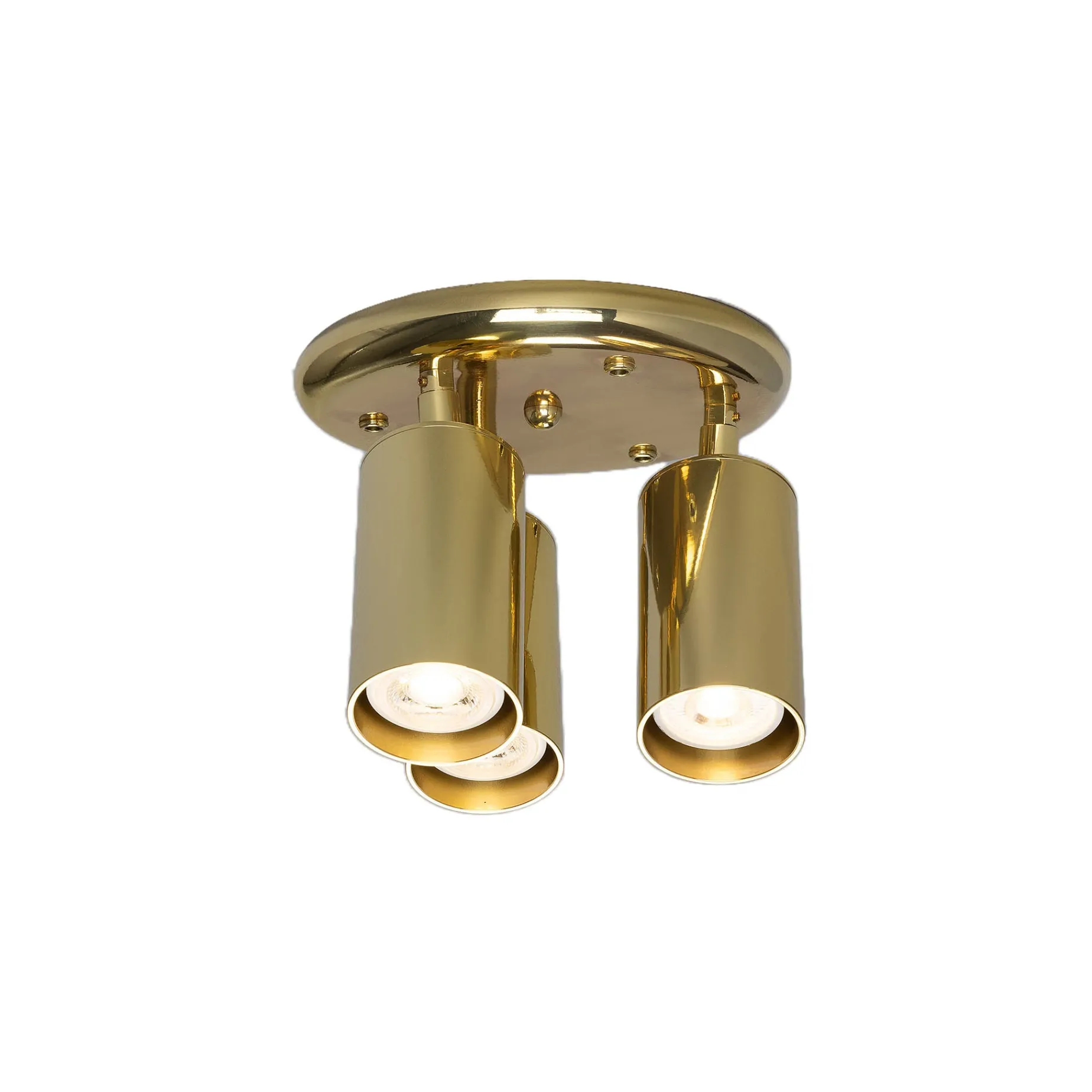 Evanston brass 3-spotlight | polished brass