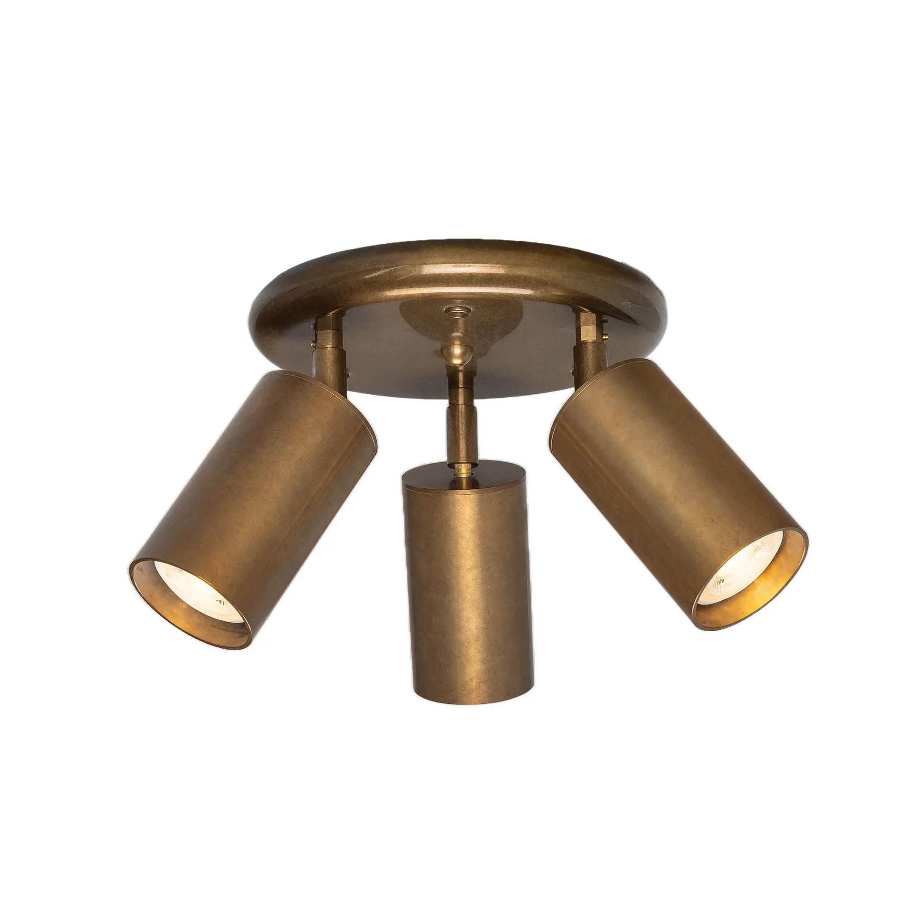 Evanston brass 3-spotlight | polished brass