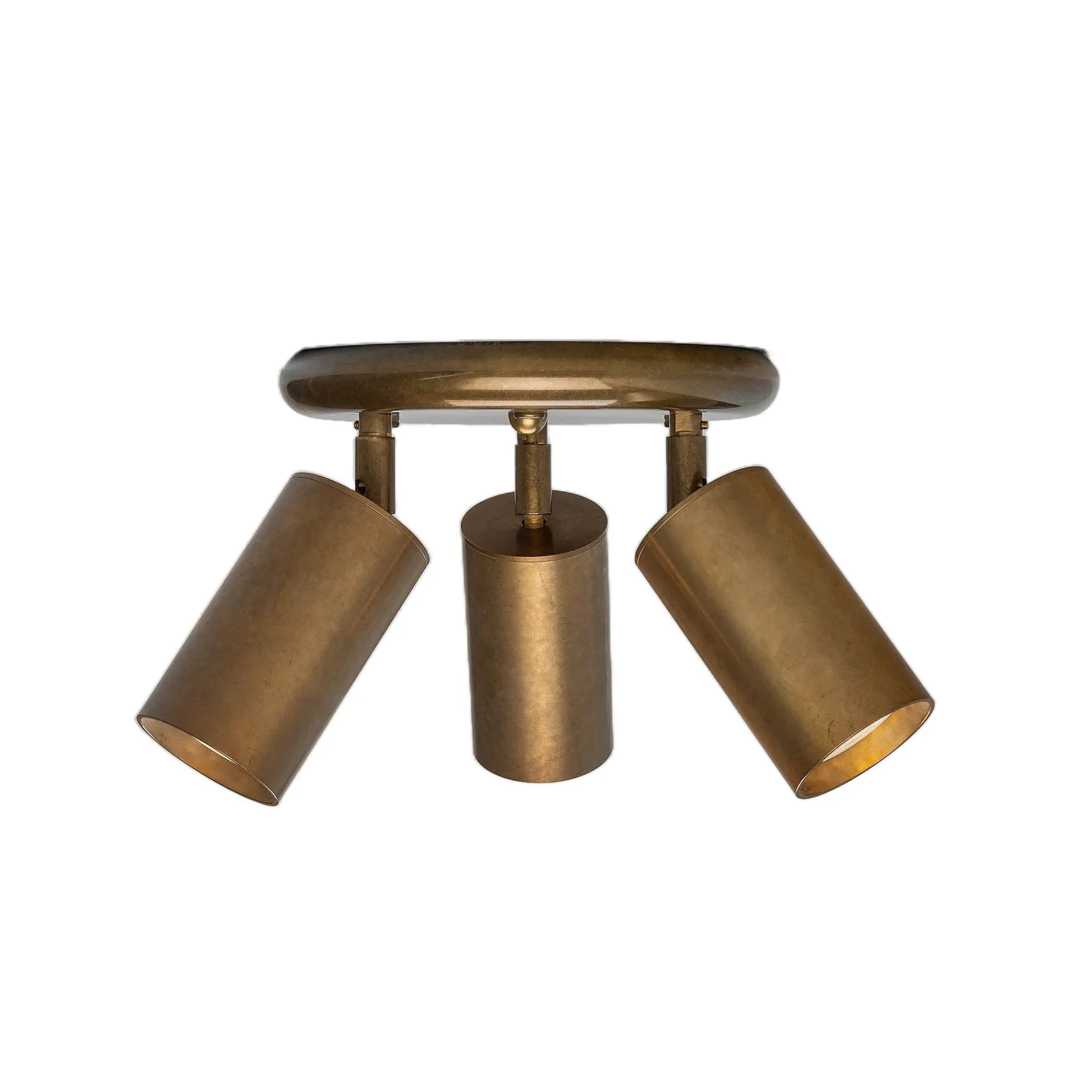 Evanston brass 3-spotlight | antique brass