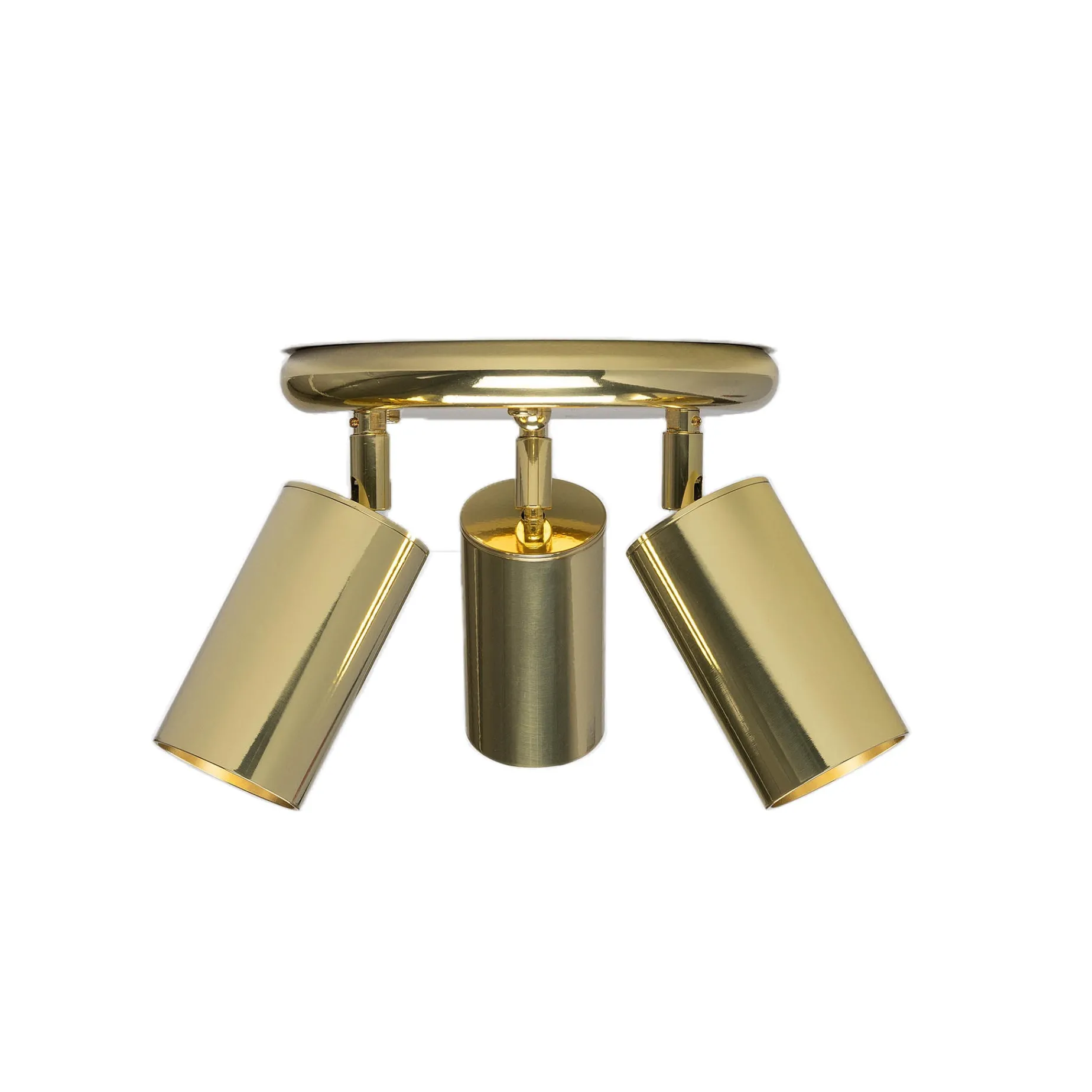 Evanston brass 3-spotlight | antique brass