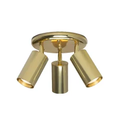 Evanston brass 3-spotlight | antique brass