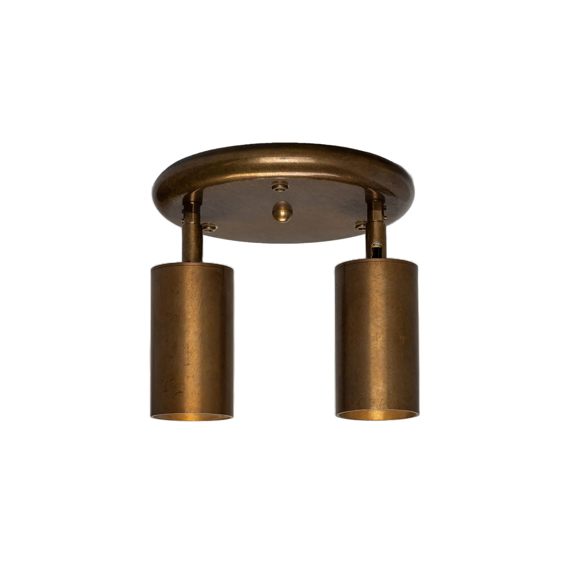 Evanston brass 2-spotlight | antique brass