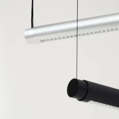 Factor Linear pendant | diffused soft black
