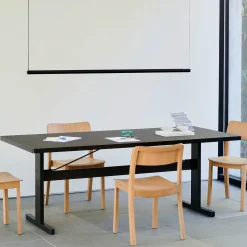 Factor Linear pendant | diffused soft black