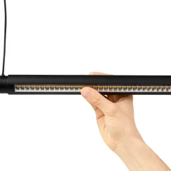 Factor Linear pendant | diffused soft black