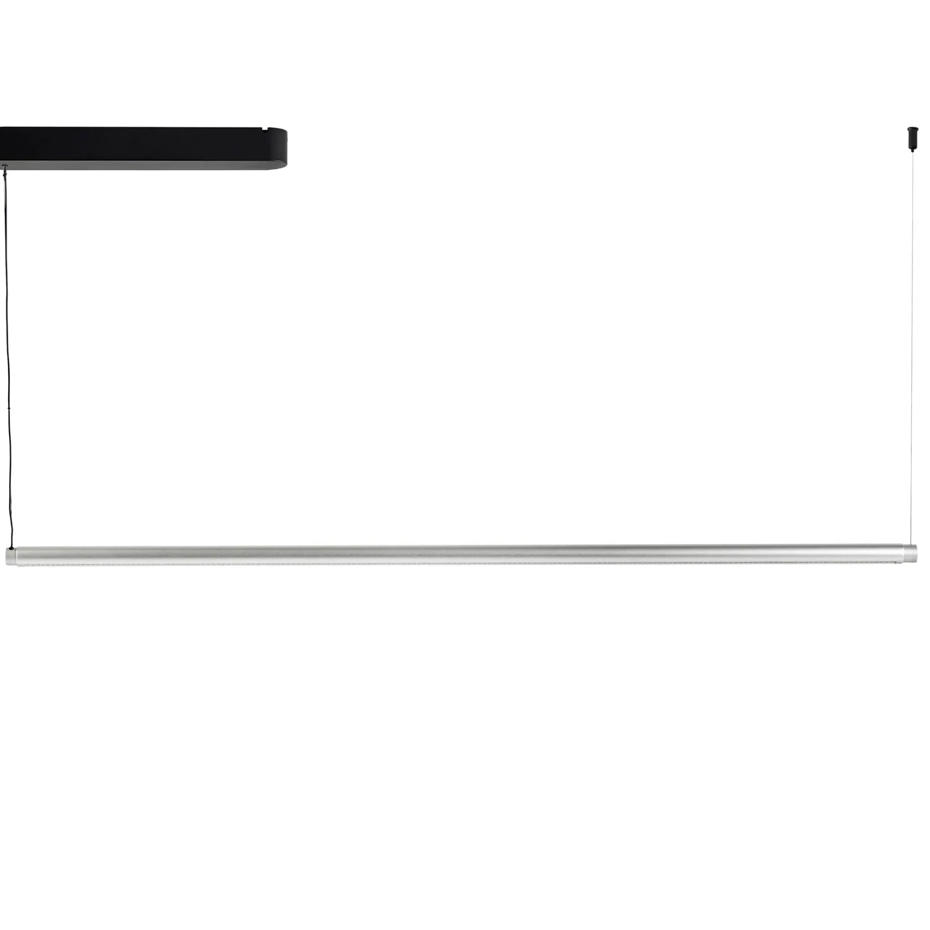 Factor Linear pendant | diffused clear anodised