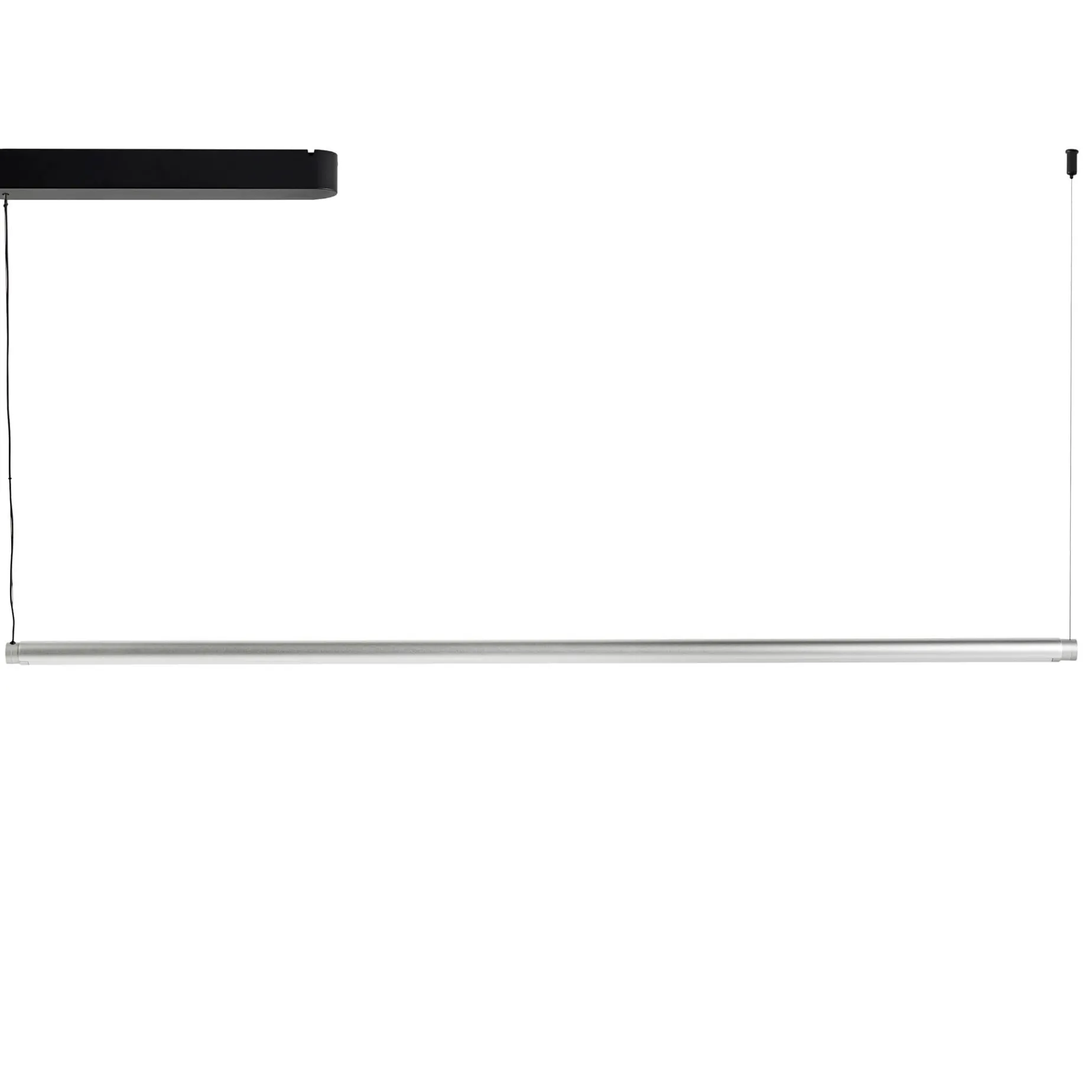 Factor Linear pendant | diffused clear anodised