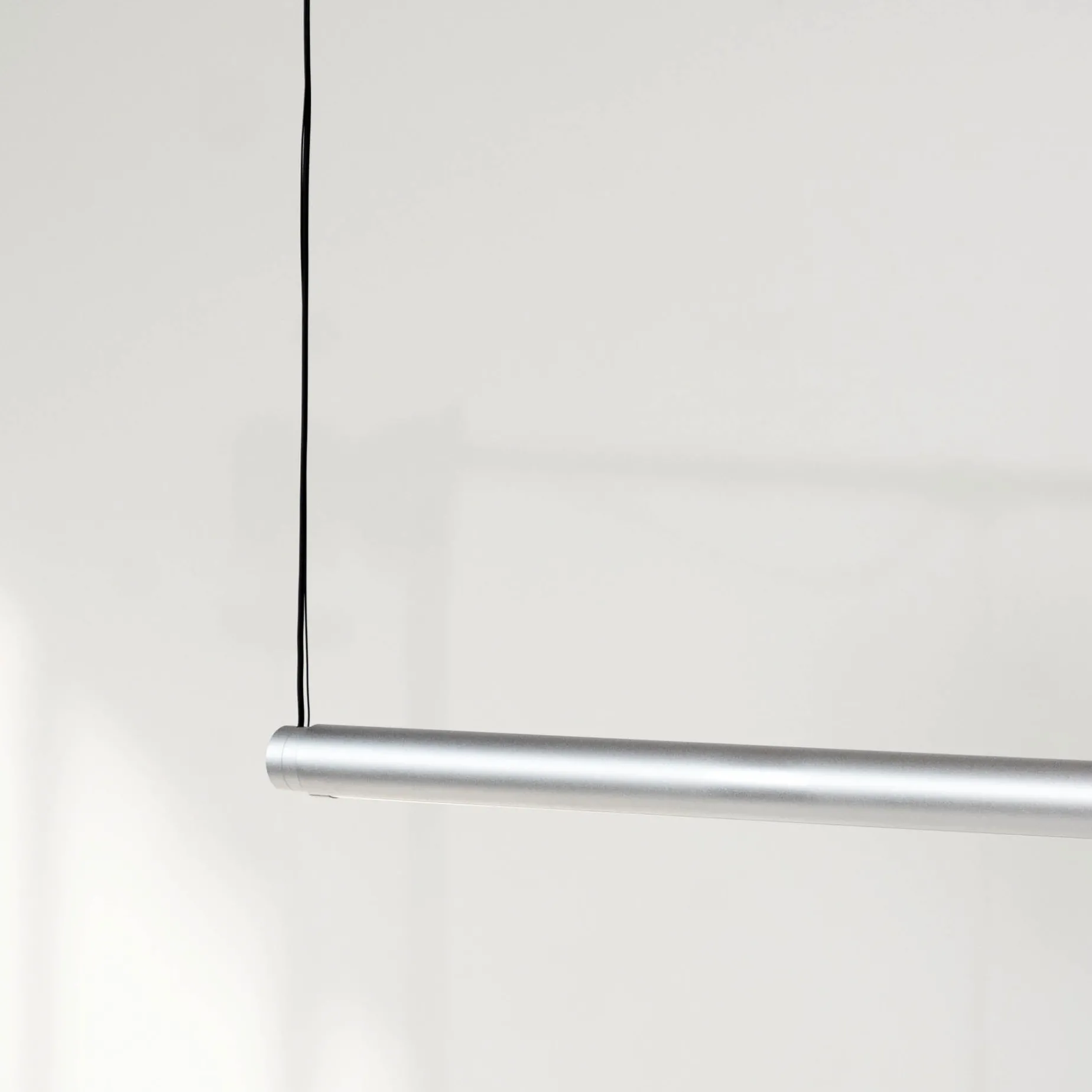 Factor Linear pendant | diffused clear anodised