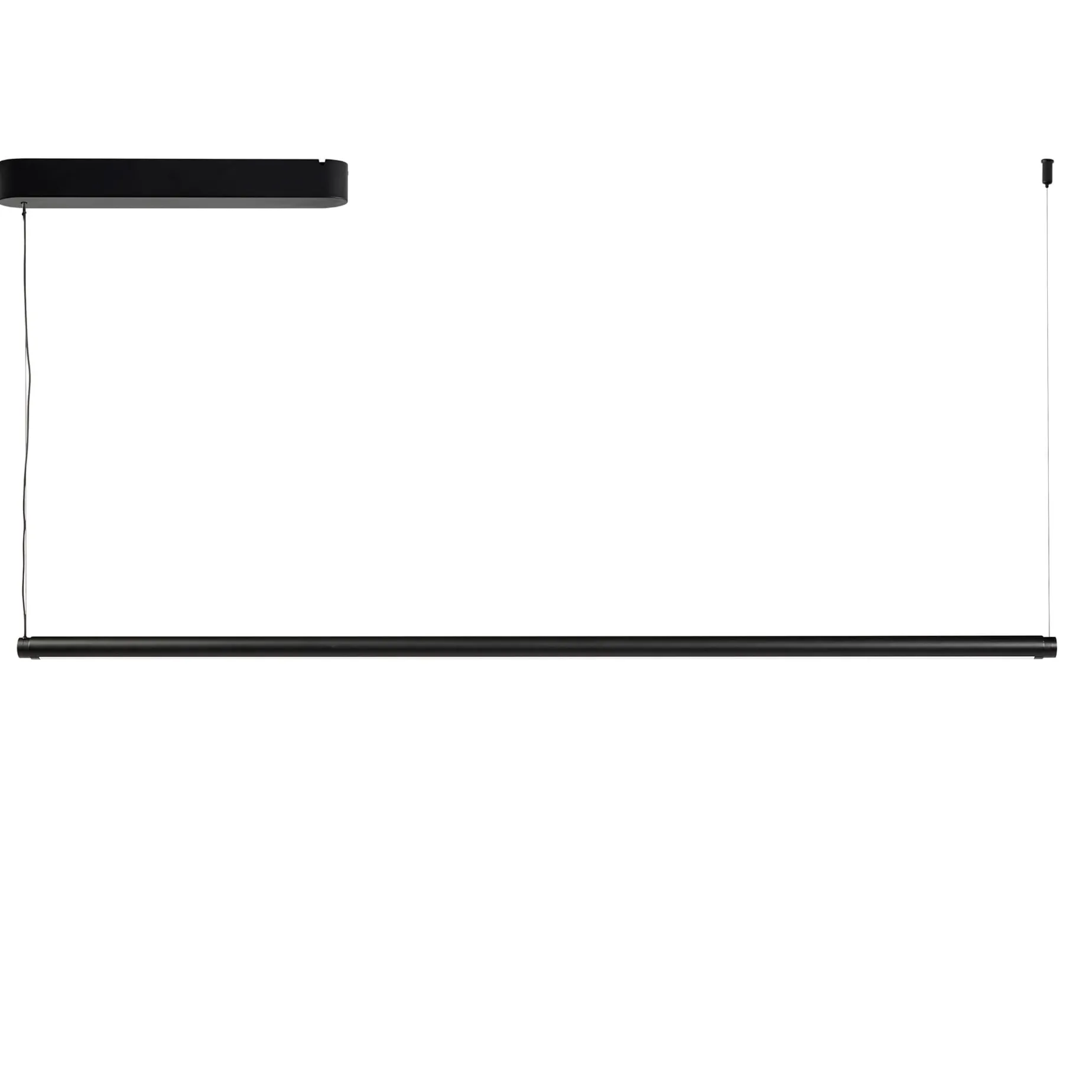 Factor Linear pendant | diffused clear anodised