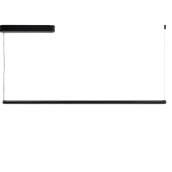 Factor Linear pendant | diffused clear anodised