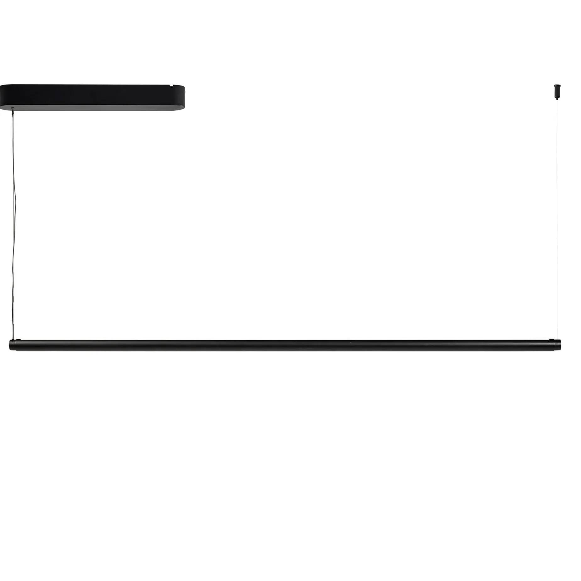 Factor Linear pendant | diffused clear anodised