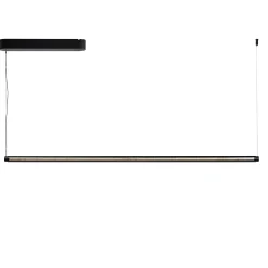 Factor Linear pendant | diffused clear anodised