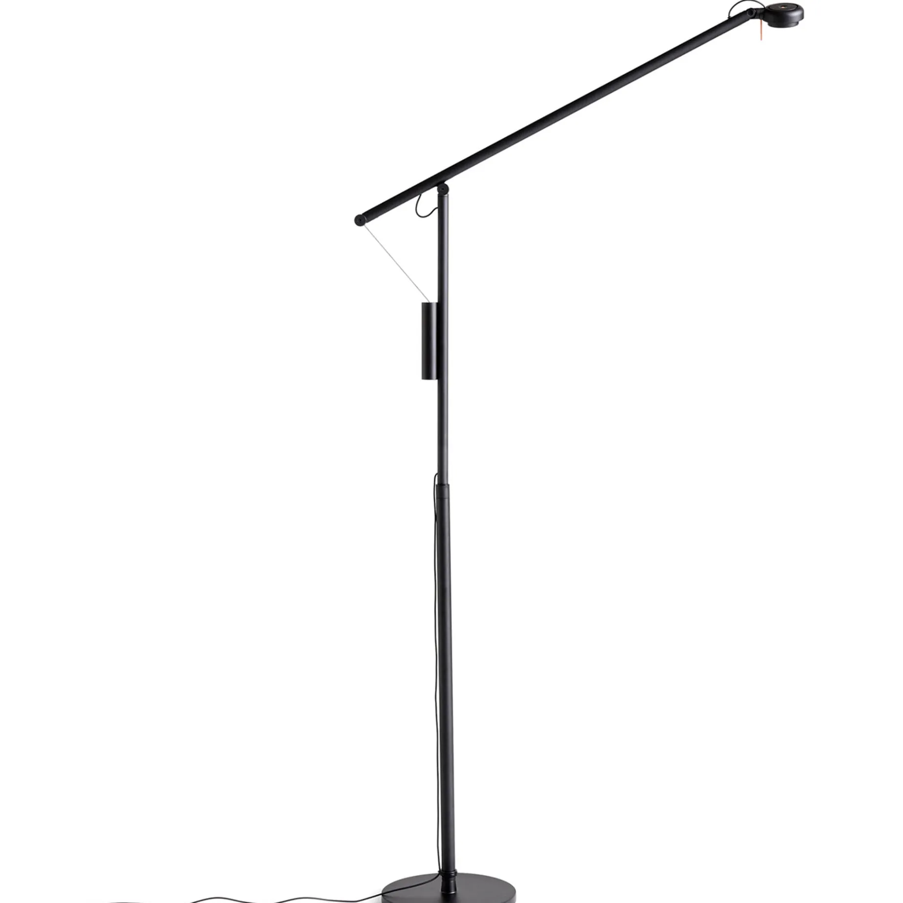 Fifty-Fifty floor lamp | soft black