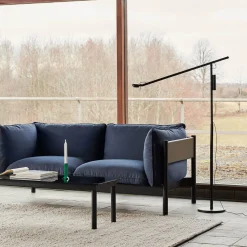 Fifty-Fifty floor lamp | soft black