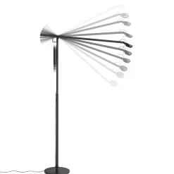 Fifty-Fifty floor lamp | soft black