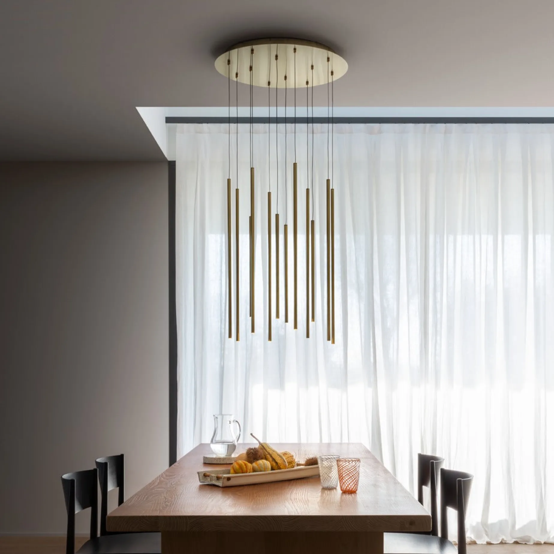 Filo pendant | black