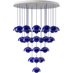 Flowerpot VP1 | chandelier 10 / chrome-plated
