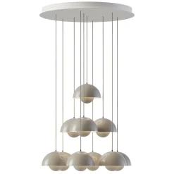 Flowerpot VP1 | chandelier 10 / chrome-plated