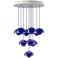Flowerpot VP10 | chandelier 10 / grey beige