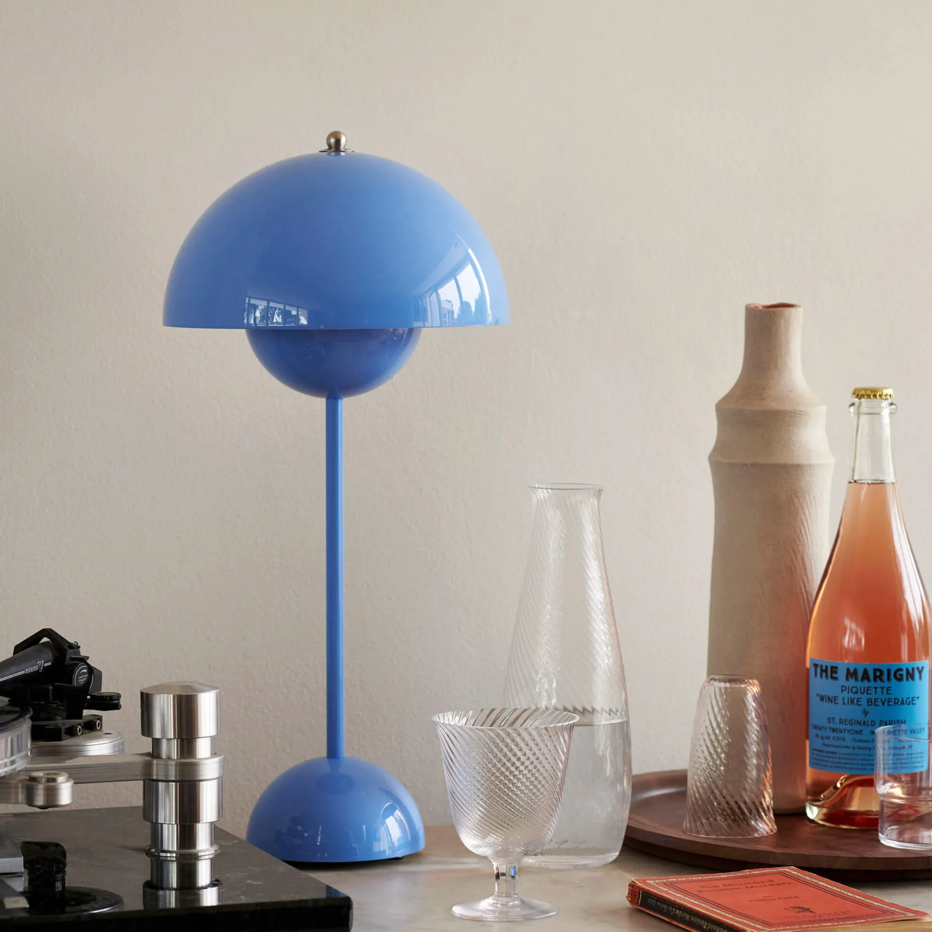 Flowerpot VP3 | stone blue