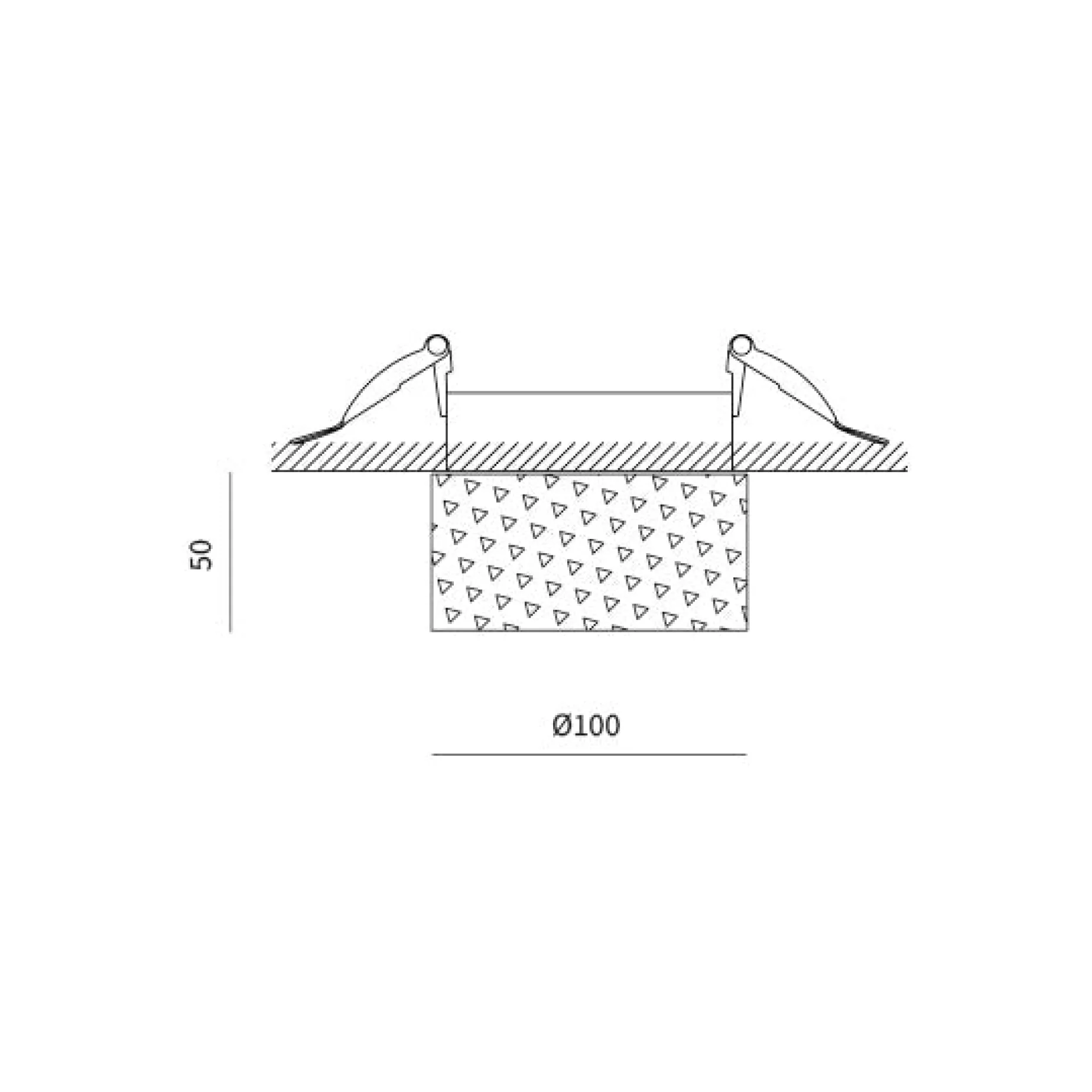 Focus ceiling | alabaster