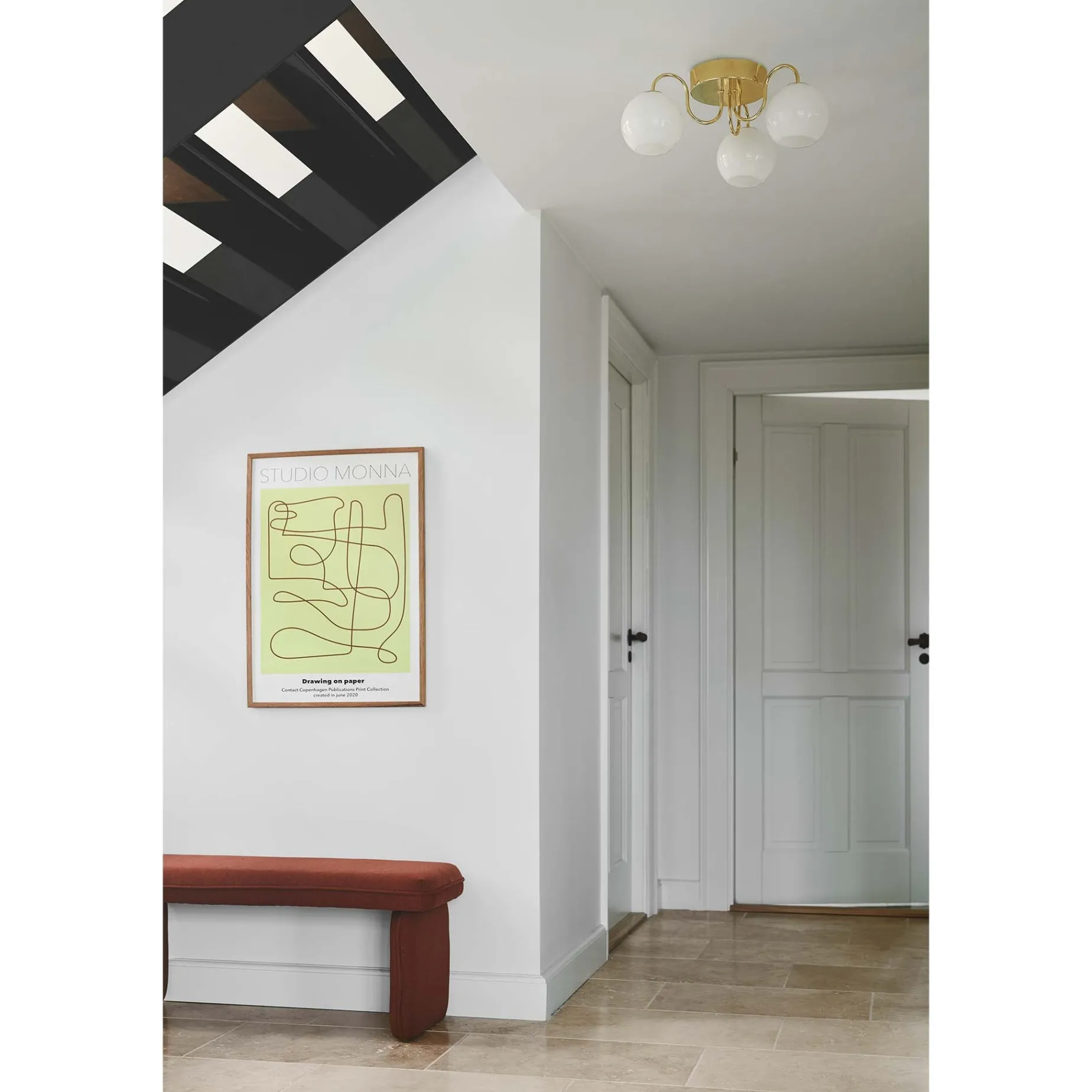 Franca 3 ceiling | brass