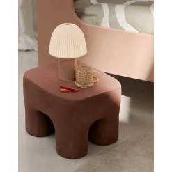 Frill portable lamp | rose