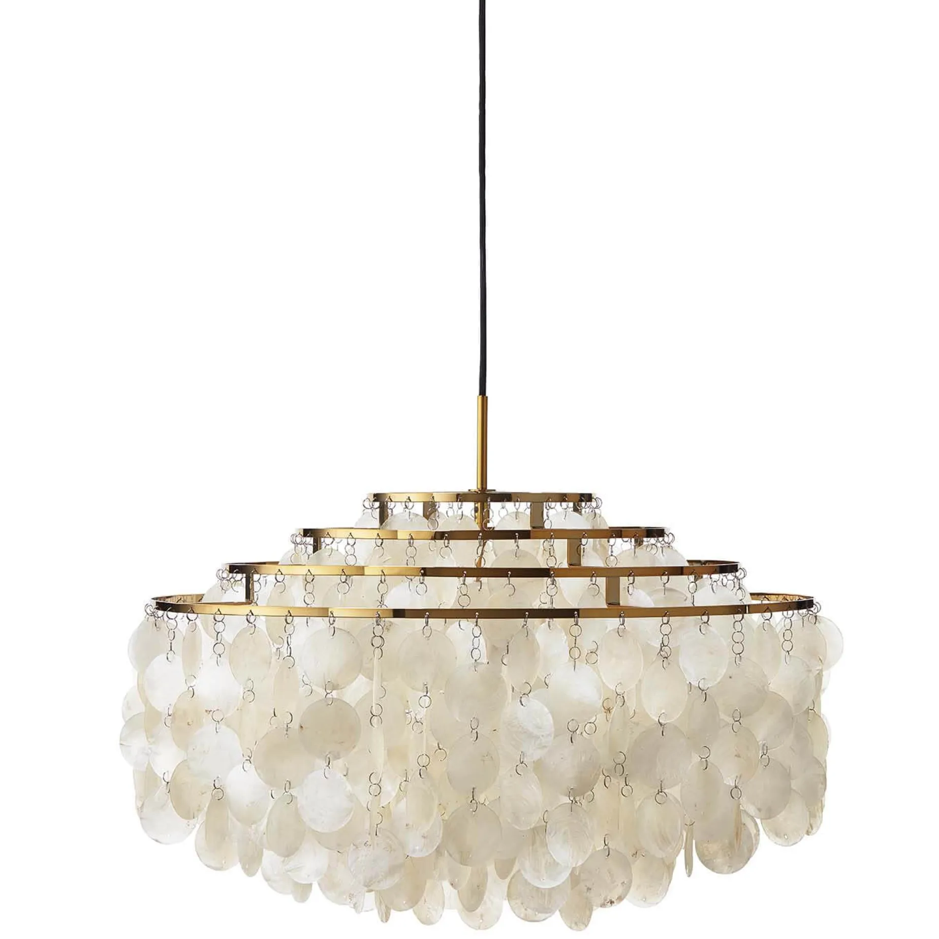 Fun chandelier ø27-ø70 | brass