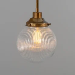 Genoa prismatic glass 5-8-13-21 light | antique silver
