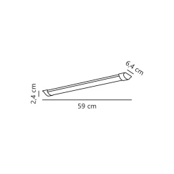 Glendale batten 60-120 | white