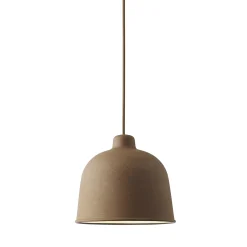 Grain pendant | bamboo fibers blue grey