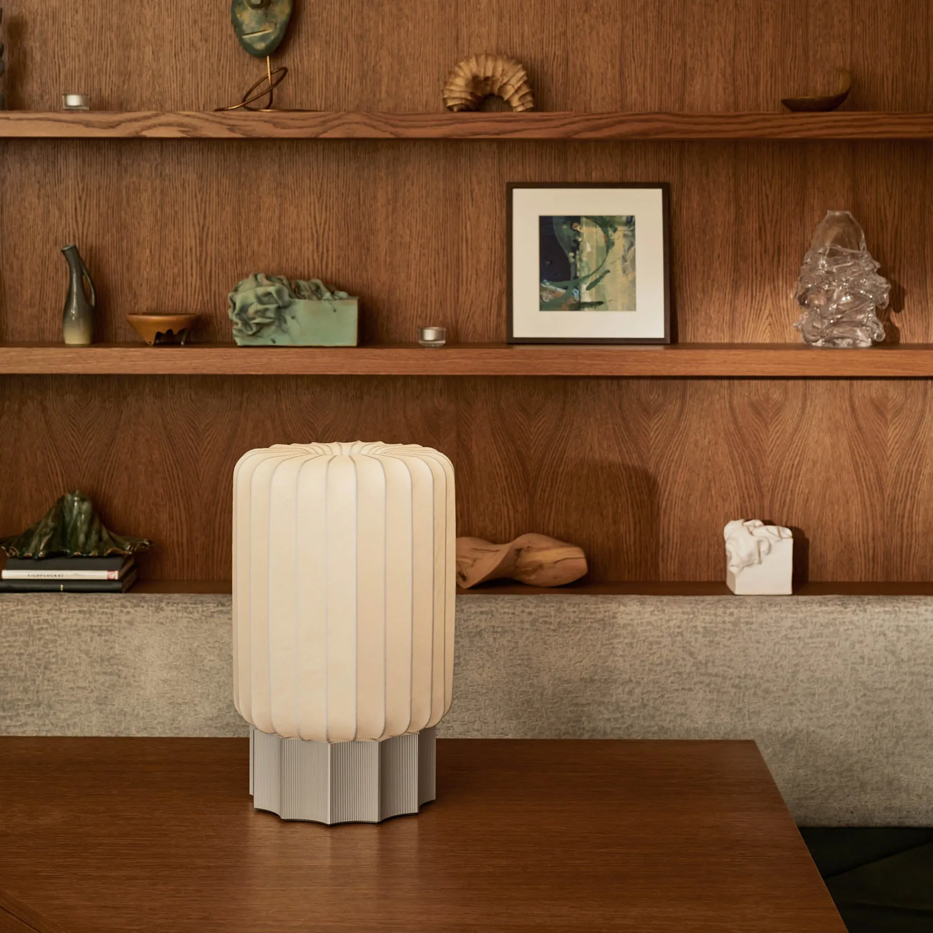 Half meter | cocoon and aluminium
