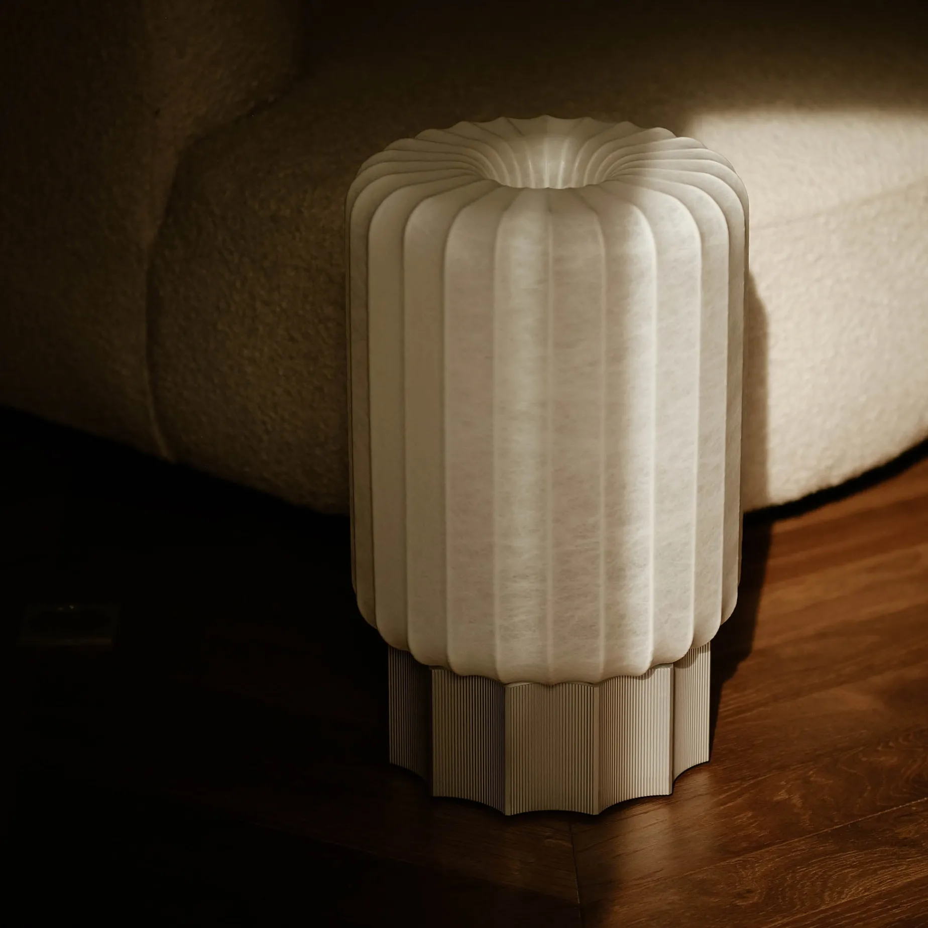 Half meter | cocoon and aluminium
