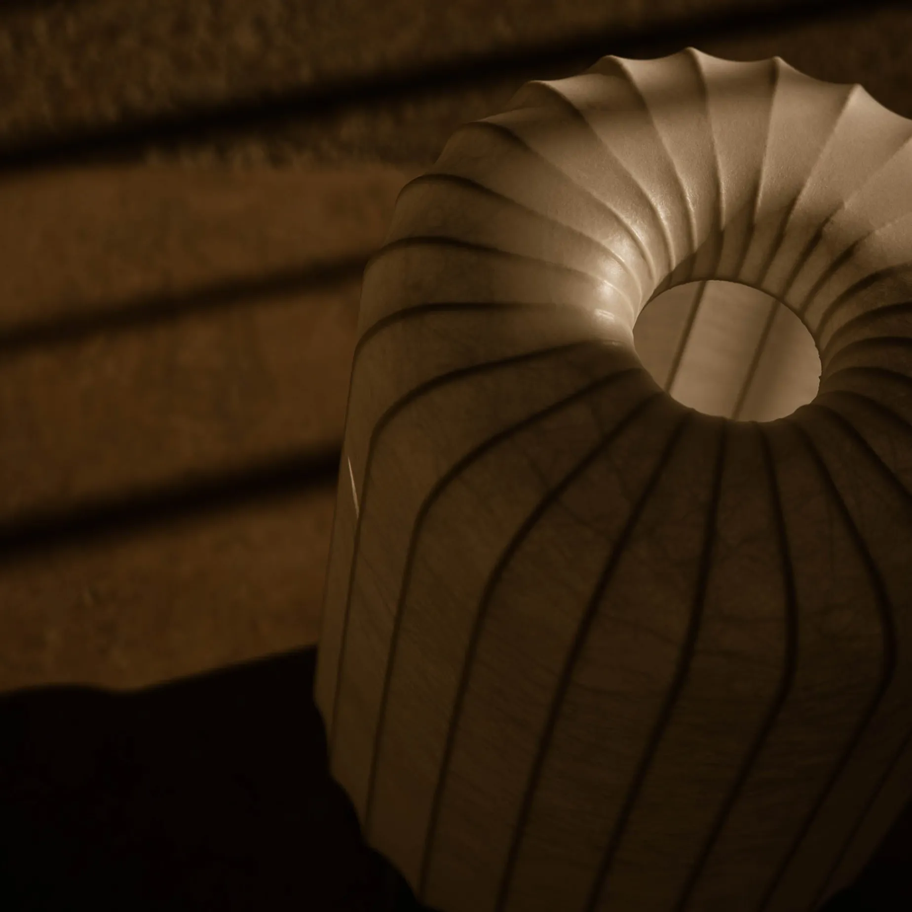 Half meter | cocoon and aluminium